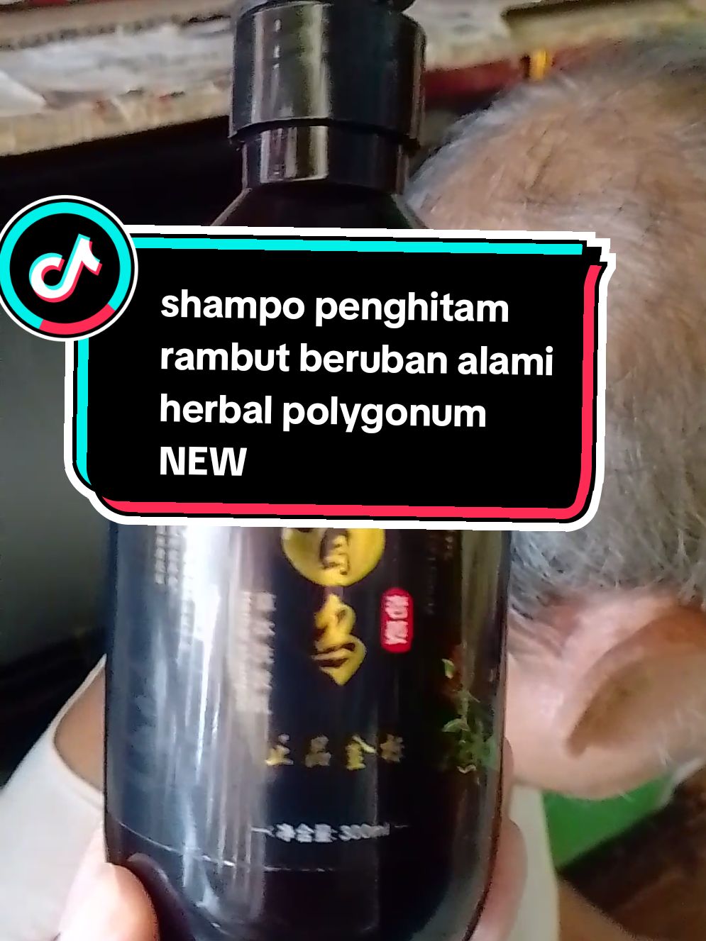 shampo penghitam rambut beruban alami herbal polygonum  #shampouban #megaguncang1212 