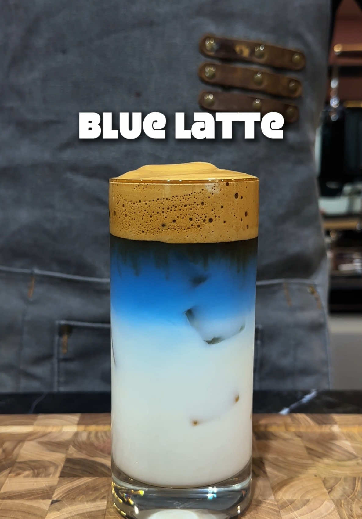 | Blue Latte | - Tác phẩm nghệ thuật về hương vị và màu sắc 🩵🤎 #xuhuong #phache #bluelatte #caphe #coffee 