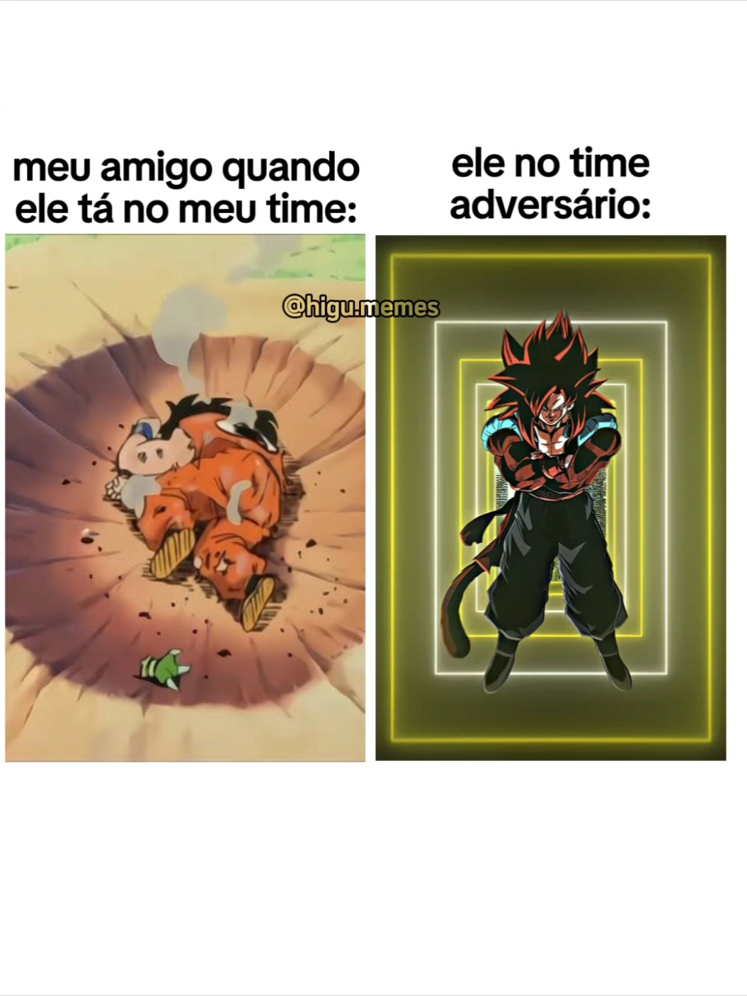 o cara fica escondendo jogo kkkk #gogeta #dragonball #yamcha #fypシ゚ #fyp #amigo #dbz