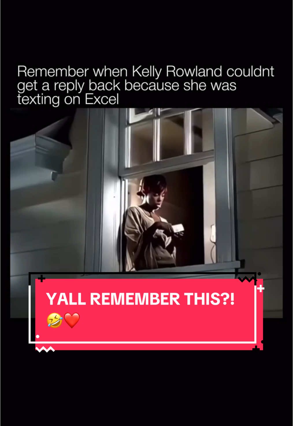 Not a single spreadsheet received🤣 Yall remember this?  Via: IG/wasted  #kellyrowland #Nelly 