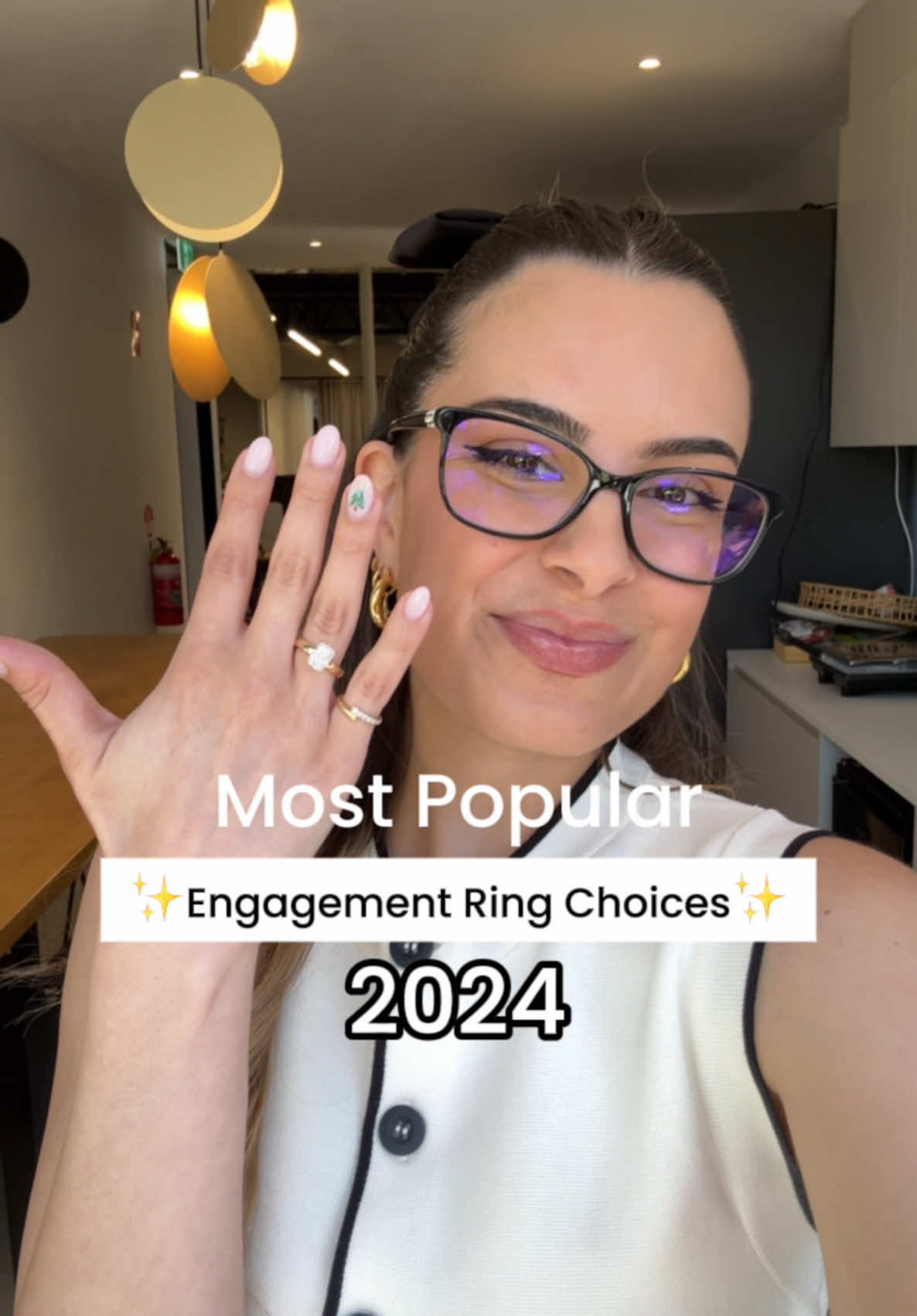 Most Popular Engagement Ring Choices of 2024✨🤍 From timeless solitaires to accent bands, this year was ALL about mixing classic elegance with modern flair!💍 Which style was your favourite?? #2024trends #engagementring #engagementrings #customring  #labgrowndiamond #jewellerytrends 