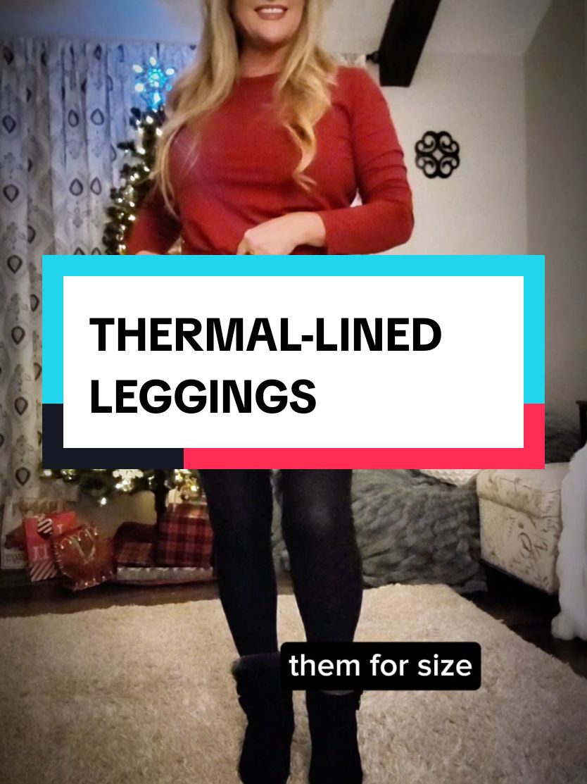 Women's Thermal- Lined Leggings, high wide waist band, super soft fabric with tummy control, four colors, sizes small to 2XL. #thermalleggings #highwaistlegging #thisis60 