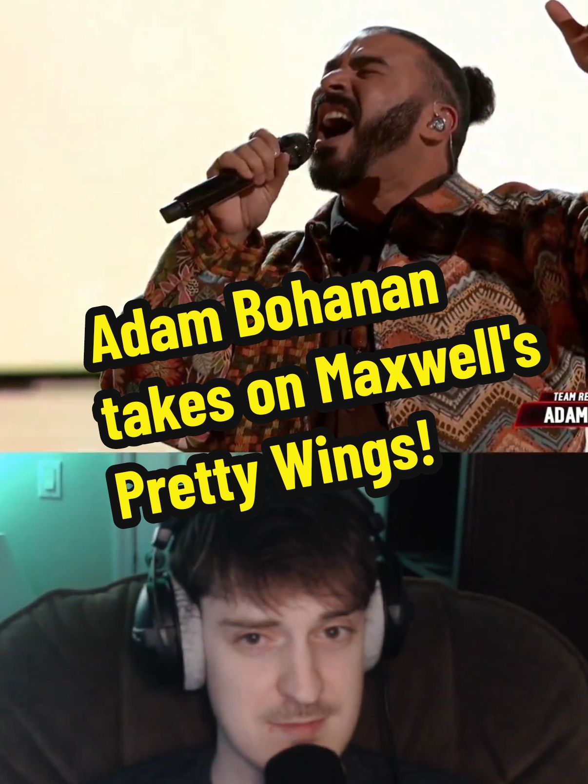 @adambohananmusic put it ALL on the line! #thevoice #prettywings #maxwell #codytunesin 