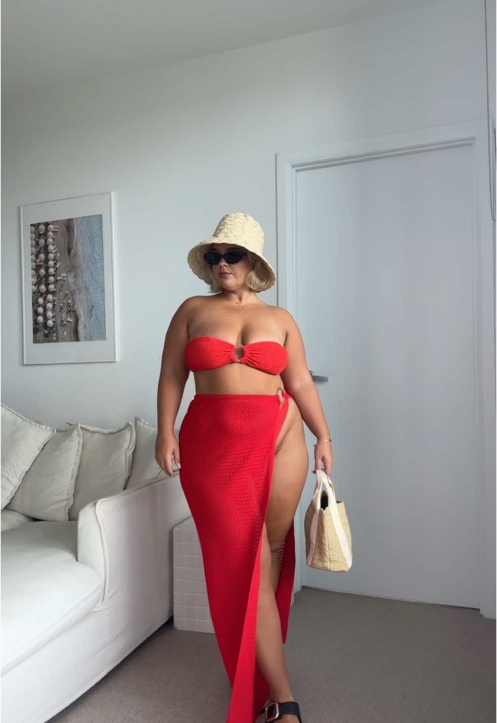 @Monday Swimwear chilli is hottt #fyp #midsize #bodypositivity #mondayswim #size14style #grwm 