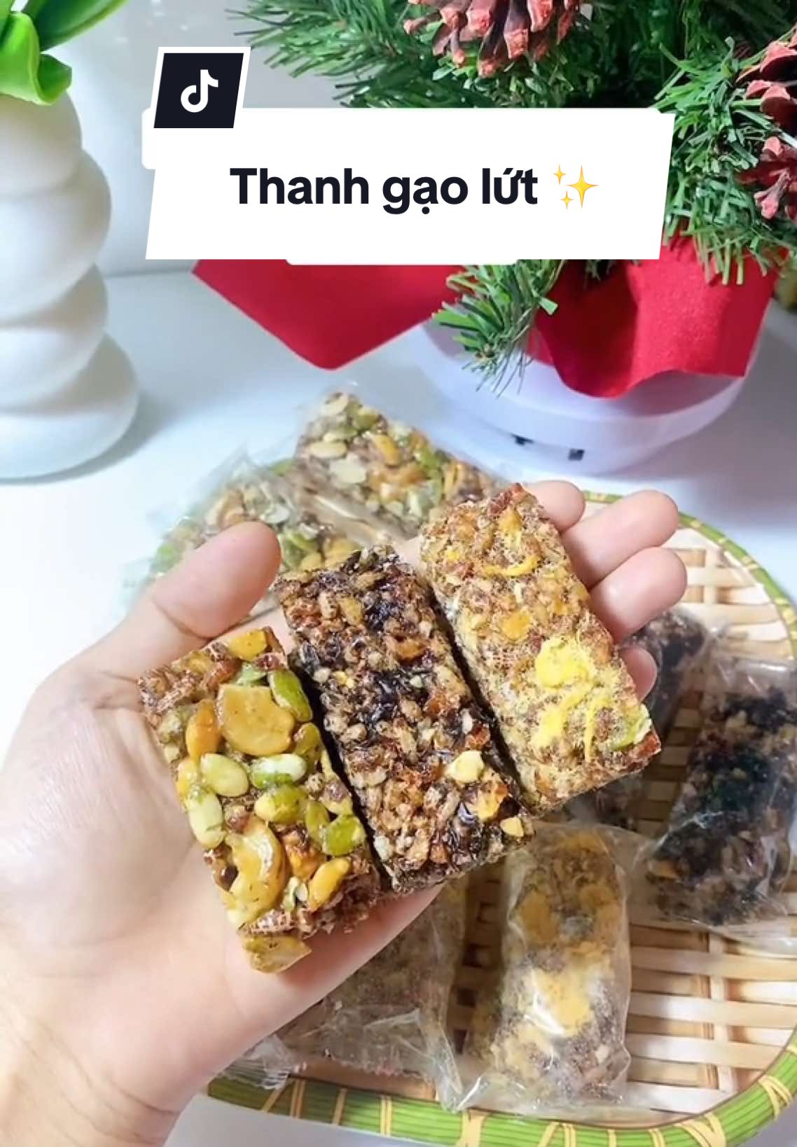 Thanh gạo lứt chà bông,mix hạt,rong biển ❤️ #thanhgaolut #thanhgaolutchabong #thanhgaolutmixhat #thanhgaolutrongbien #food #reviewdoanvat 