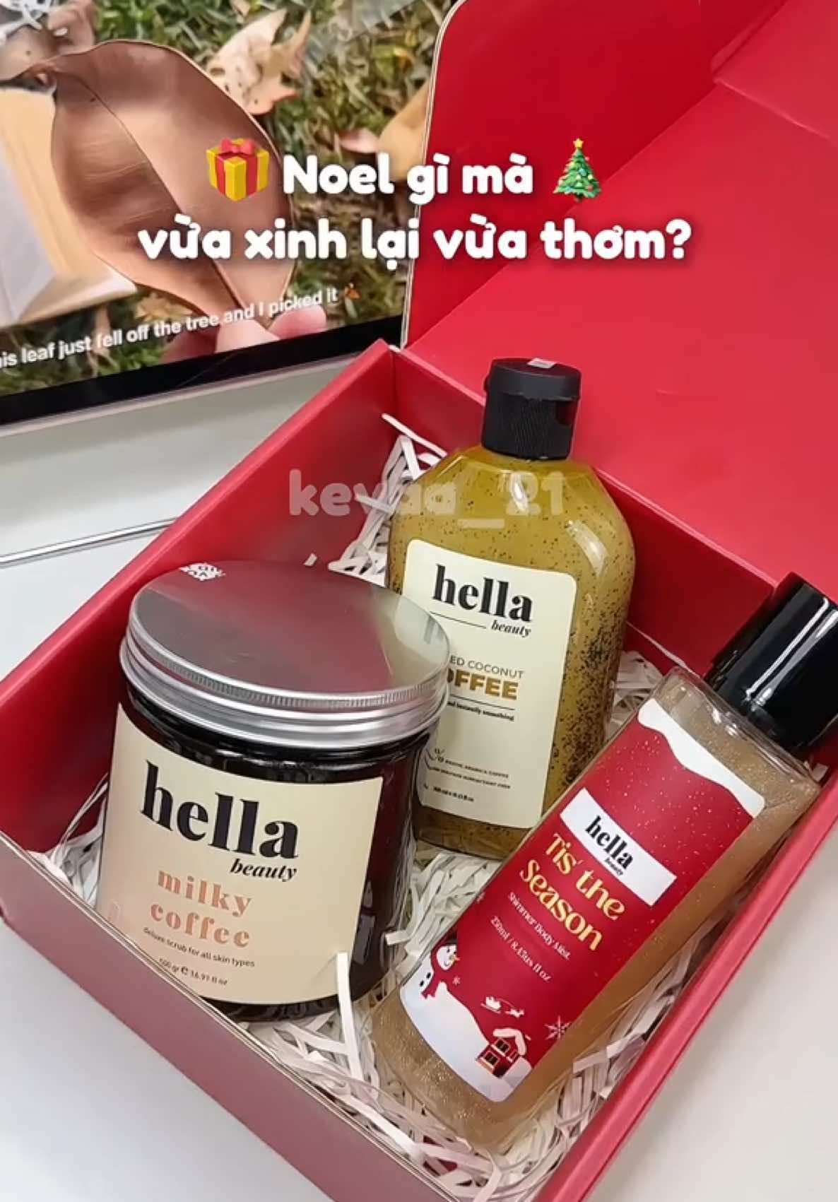 Gợi ý box 🎁 giáng sinh cho người thân nè 🌲❄️✨ #fyp #setquatang #quatanggiangsinh #hellabeauty #genzlife #LearnOnTikTok