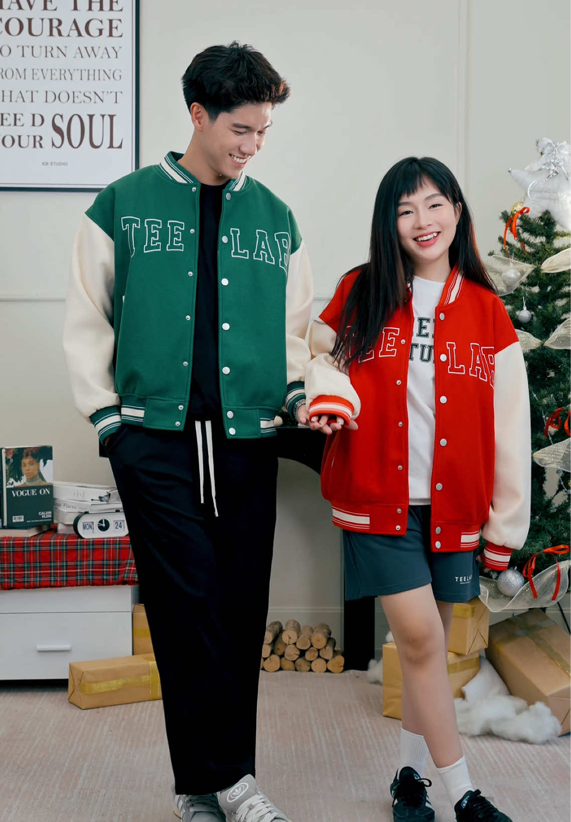 Noel này diện đồ đôi đi muôn nơi ❄️#teelab #trending #outfit #winter #christmas #sweater #hoodie 