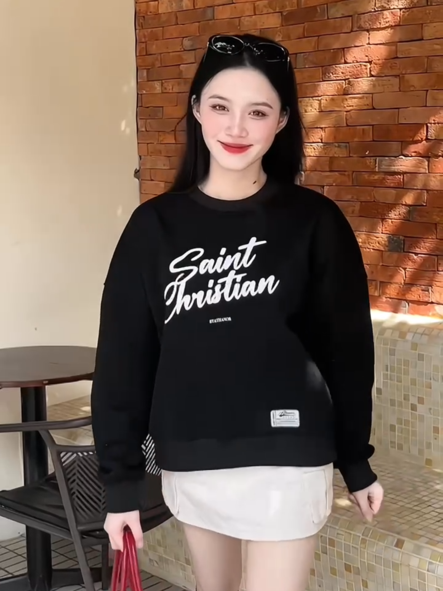 Trời lạnh rồi lên đồ thôi #2 ! Sweater boxy Christian #athanor #fashion #fyp #xuhuong #thoitrangtiktok #thoitrang #boxy