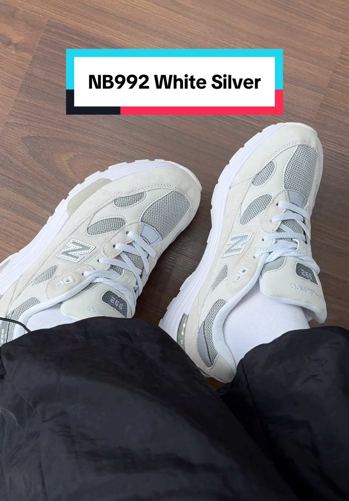 NB992 White Silver #sneakerlagiay ##sneakers##sneakernhatrang##xuhuong##fyp##viral##trending