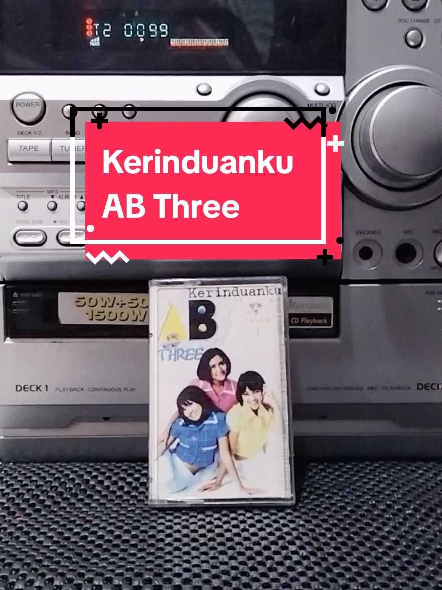 Kerinduanku - AB Three Lagu Kerinduanku masuk dalam album musik kedua karya AB Three yang dirilis pada tahun 1996. Lagu karangan Younky Suwarno ini di bawakan secara apik oleh Widi, Nola dan Lusy (AB three) sehingga lagu ini meraup sukses di masa itu. Naah, masih inget gak video klip nya?  . #kerinduanku #abthree #musikindonesia #kasetpita #rilisanfisik #cassette #throwbacksongs #musik90an #lagu90an #90s #sukanostalgia 