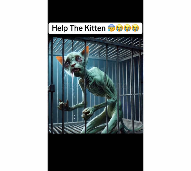 Help The Kitten😰😭😭 #kitten #animation 