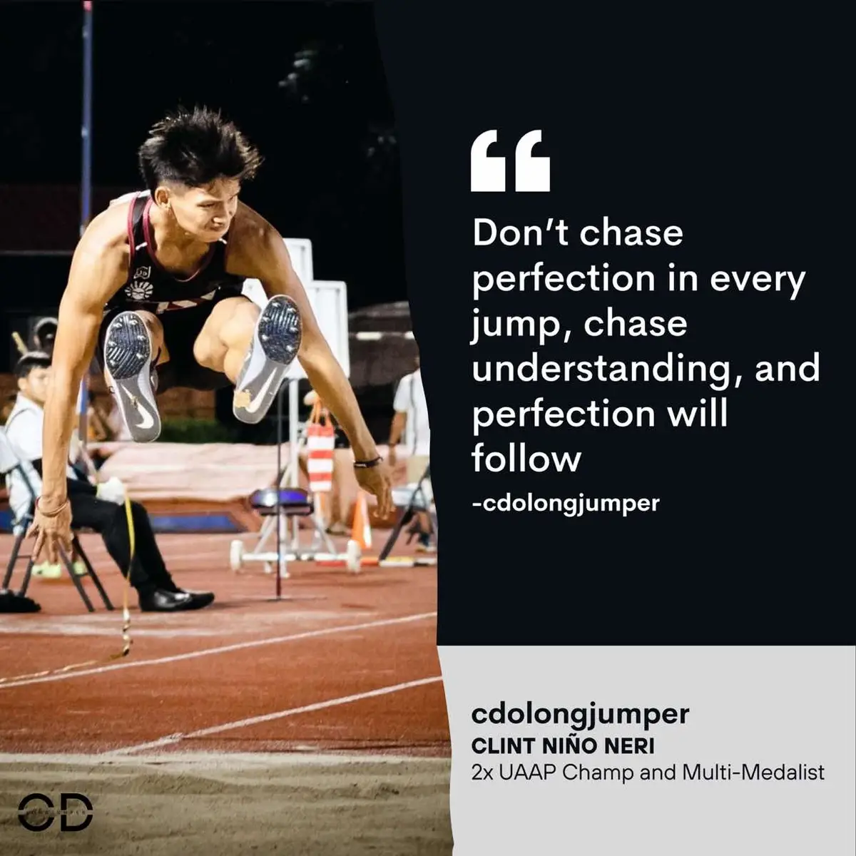 Because focused, efficient effort beats mindless intensity every time. It’s about working with purpose, listening to your body, and making every session count for long-term success.   💯🫶🏻.  #cdolongjumper #motivationalquotes #inspirationalquotes #athlete #trackandfield #progress #foryou #truth 