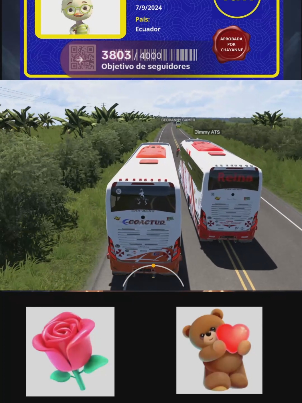 Carrera de buses 🗣🗣#americantrucksimulator #mapaecuadorats #coactur #reinadelcamino #coopcentineladelsur @GEOVANNY~Gamer @Jimmy ATS 