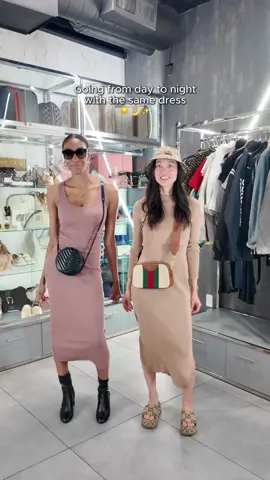 Styling 1 outfit 2 different ways with @thatsokee Full YouTube video will be coming soon ✨ Thank you @goldandbeyond for letting us play dress up in the store today 🫶 What’s your fav accessory for an outfit? #styleinspo #outfitinspiration #outfitlooks #winteroutfits #casualstyles #styleinspo #gucci #guccishoes #yslbag #outfittransition #stylingvswearing