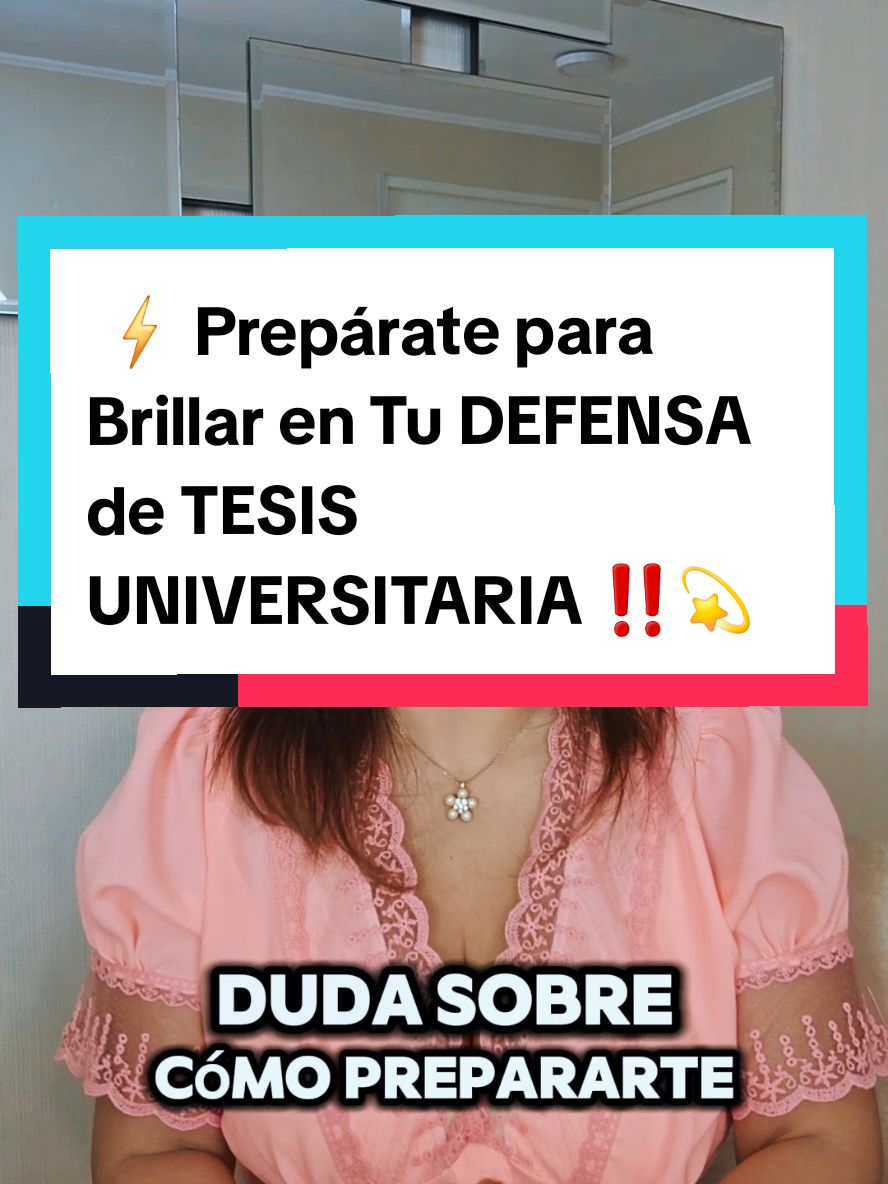 ⚡ ¡Prepárate para Brillar en Tu Defensa de Tesis!  🎥 ¿Te sientes nervioso por la defensa de tu tesis? ¡No te preocupes!  👉Es un gran paso en tu carrera académica. Imagina que es como un partido de fútbol: si entrenas bien, ¡puedes ganar! ⚽  👉Anticipar las preguntas del jurado es clave. Cuanto más estudias, más seguro te sientes. 📚  ✨ Si tienes dudas sobre cómo prepararte, ¡COMENTA abajo! Comparte este video y contáctame para más tips. ¡Hagamos que tu defensa sea un éxito!  #Tesis #defensadetesis  #RocioLima #ÉxitoAcadémico #asesordetesis #mitesisdeéxito #mitesisdeexito #comohacertesis #tesispasoapaso #cursodetesis #tesisasesoriaycapacitacion #tesisdegrado #rociolimatesis #tesisuniversitaria #mitesisdeéxito #asesordetesis #sustentación #sustentaciondetesis #defensa #consejos 