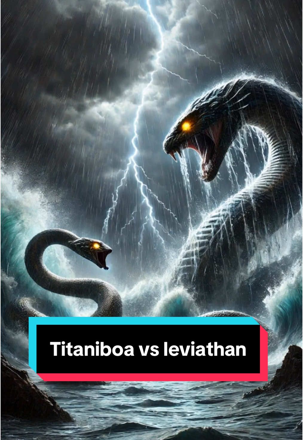 Titanoboa vs Leviathan #creature #leviathan  #titanoboa  #DidYouKnow  #TikTokHumanitiesCampaign