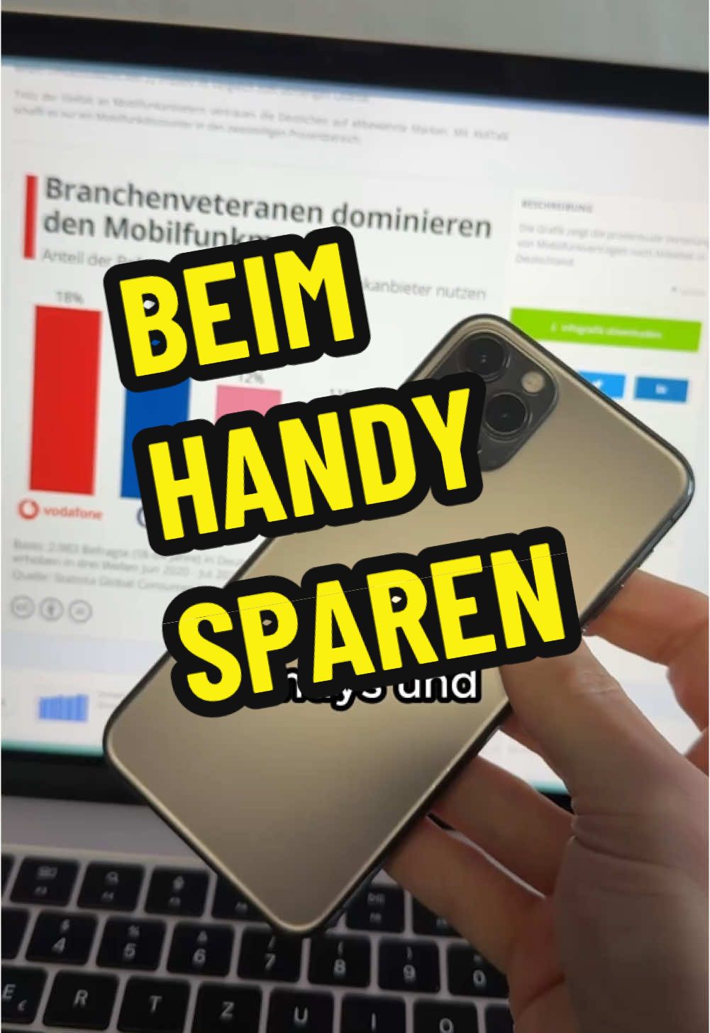 Das Handy ist ein häufiger Kostentreiber bei vielen im Haushalt. Daher habe ich hier mal ein Angebot rausgesucht, womit du richtig viel Geld sparen kannst. Du brauchst doch nicht immer das neueste Handy und definitiv nicht mehr als 50 € pro Monat für sowas ausgeben. Hinweis: ich wurde nicht bezahlt, dieses Video zu machen und habe auch kein Affiliate Link. Ich möchte euch einfach hier Sachen zeigen, die ihr ohne Verzicht sparen könnt. Wie viel gibst du im Monat für dein Handy aus? Schreib mir das doch mal in die Kommentare.  #handy #kosten #monatlich #geld #handys #iphone 