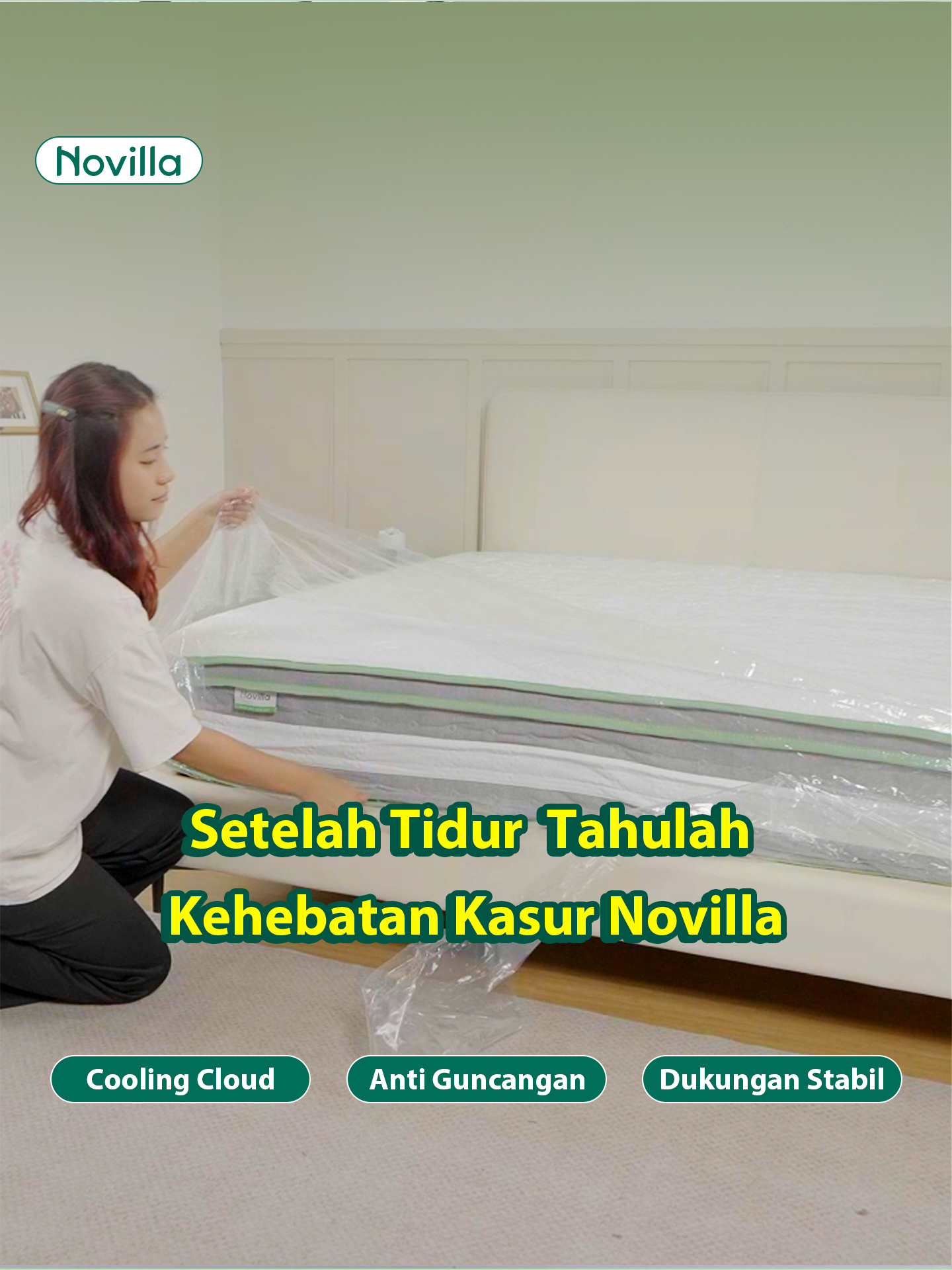 😴Kasur Tiktok Novilla, waktu terbaik untuk memilikinya pada Double Twelve, nikmati tidur nyaman hingga tingkat maksimum! 💤#kasur#tidur#tidurnyenyak #Novilla #novillakasur#kasurNovilla #Pabriksumber#diskonkasur#megaguncang1212#promoguncang1212#sleep