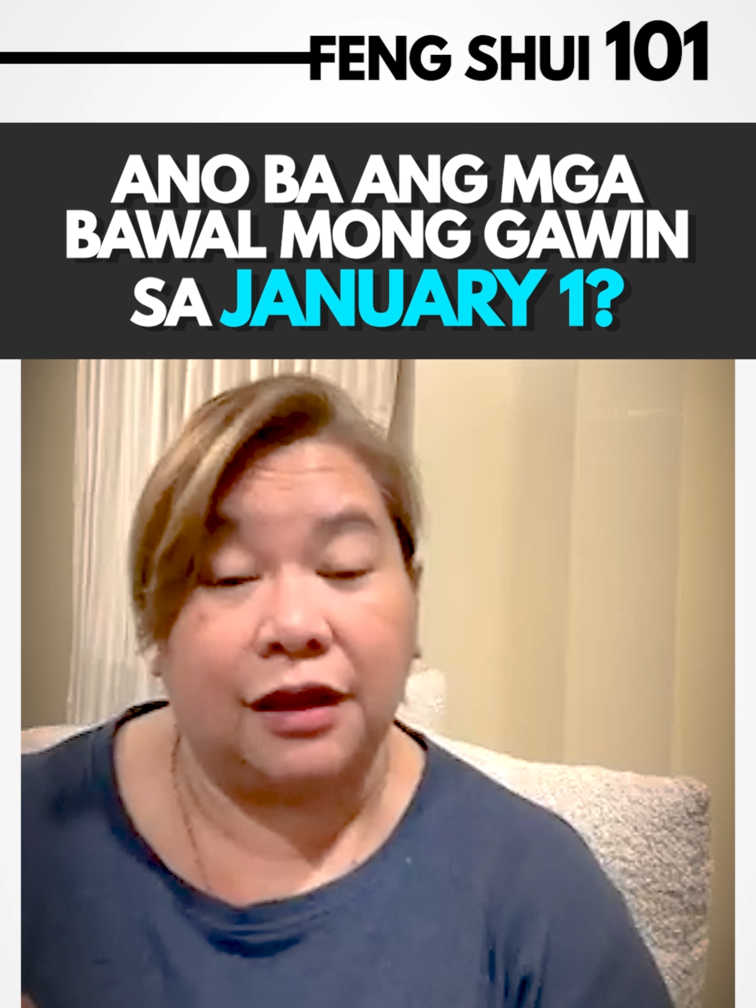 Ano ba ang mga bawal mong gawin sa January 1? #fengshui #fengshuitips#fengshui101withMGD #meckyourmove #meckydecena #meckyknows #hofsmanila #hofs #fyp #trendingnow #trendingvideo #motivationalvideo #lifecoach #goal #readyfor2025 #meckyknow #fypシ゚ #house #housetips