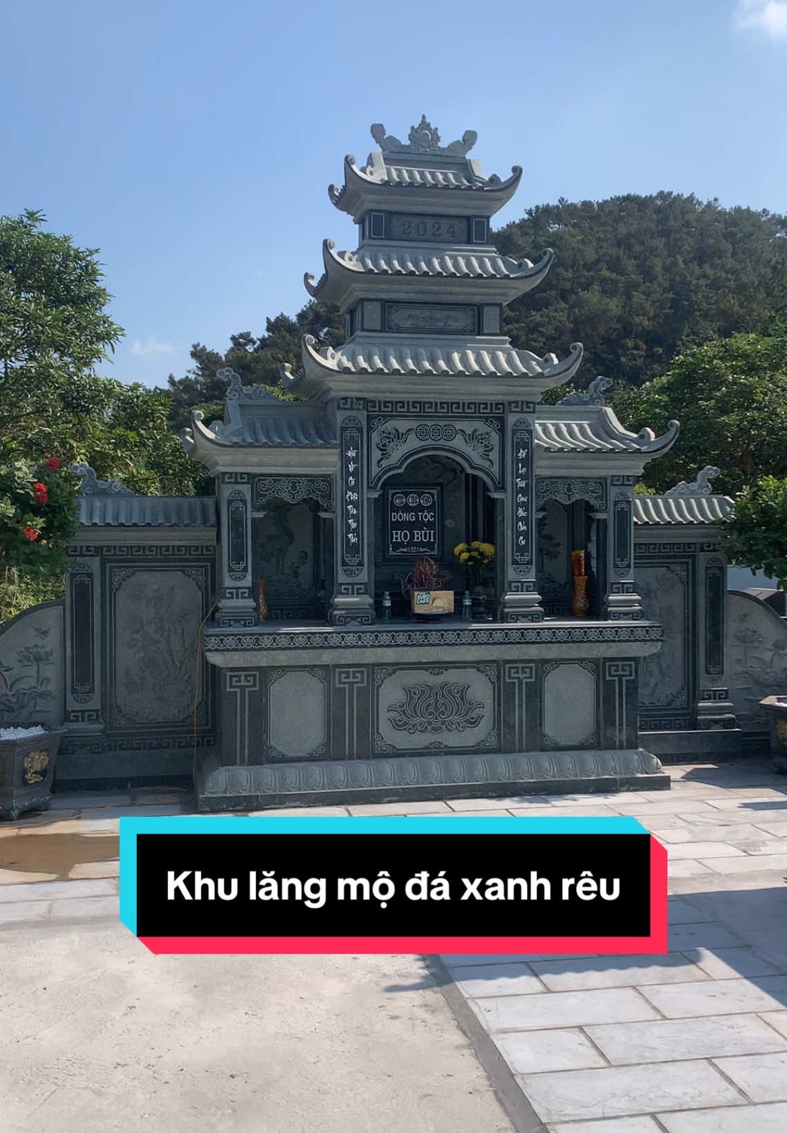 Hoàn thiện khu lăng mộ đá . chất liệu đá xanh rêu tại tp Hải Dương #đámynghe #mộdanguyenkhoi #mộdadep #điêukhắc 