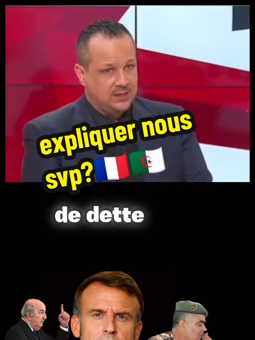 expliquer nous qui a besoin de l'autre la France où l'Algérie  #boualemsansal #cnews #politics #relation #francoalgerien #algeria #algerie #paris #lille 