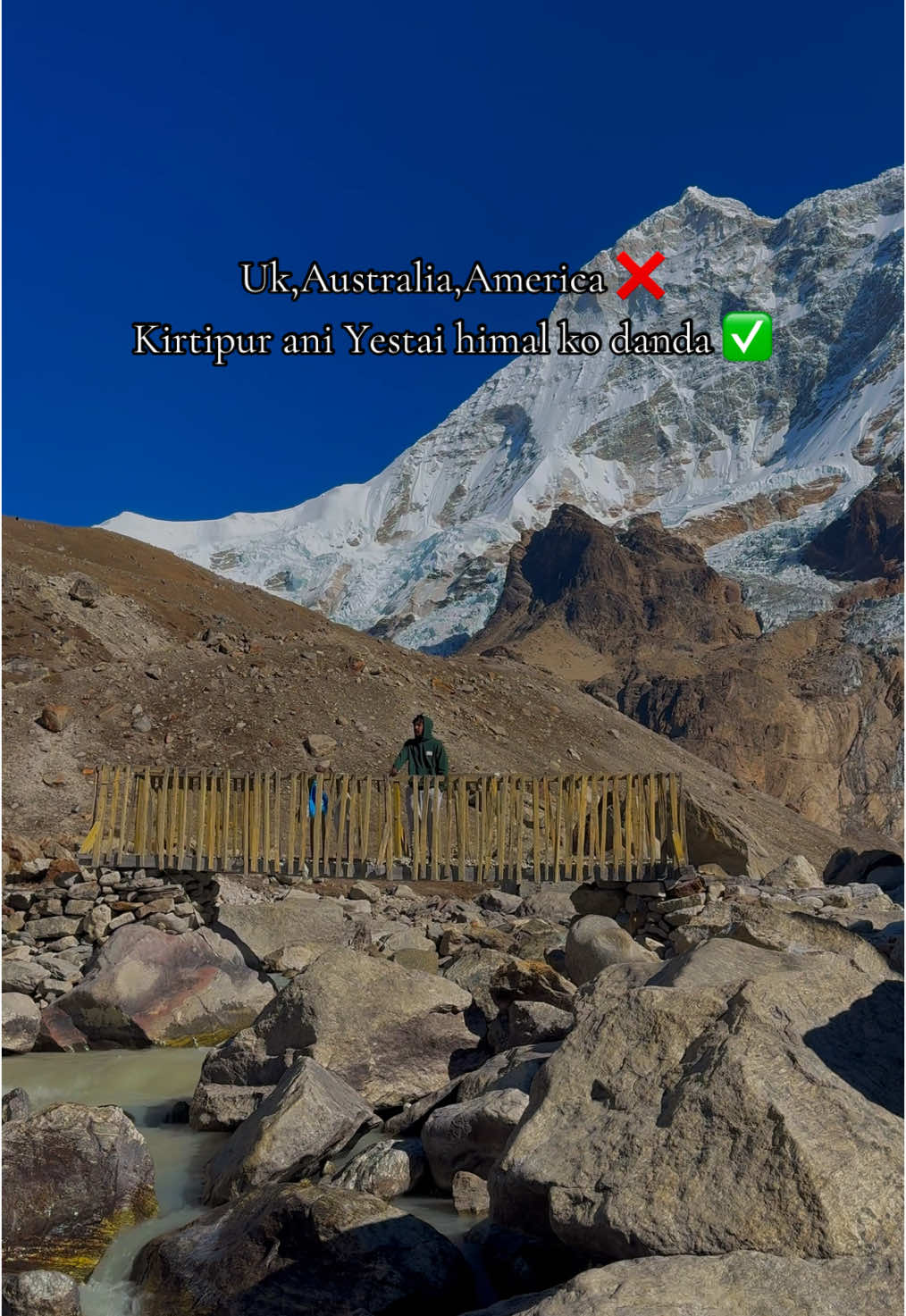 Mountains tirai best hola 😀 📍makalu base camp #trending #viralvideo #kirtipur #mountain #explore #nepal #nepalnow #viral #goviral #foryou 