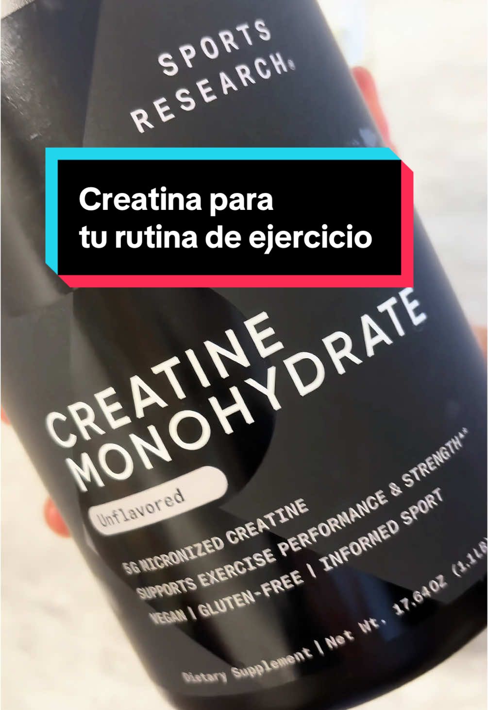 ⬆️Sport research creatina para fuerza y energia. ⬆️ Sport research creatine for strength and energy.  #sportresearch #creatina #creatinemonohydrate #creatine #weightlifting #tiendadetiktok #tiktokenespanol #giftguide #GymTok #tiktokshopholidayhaul 