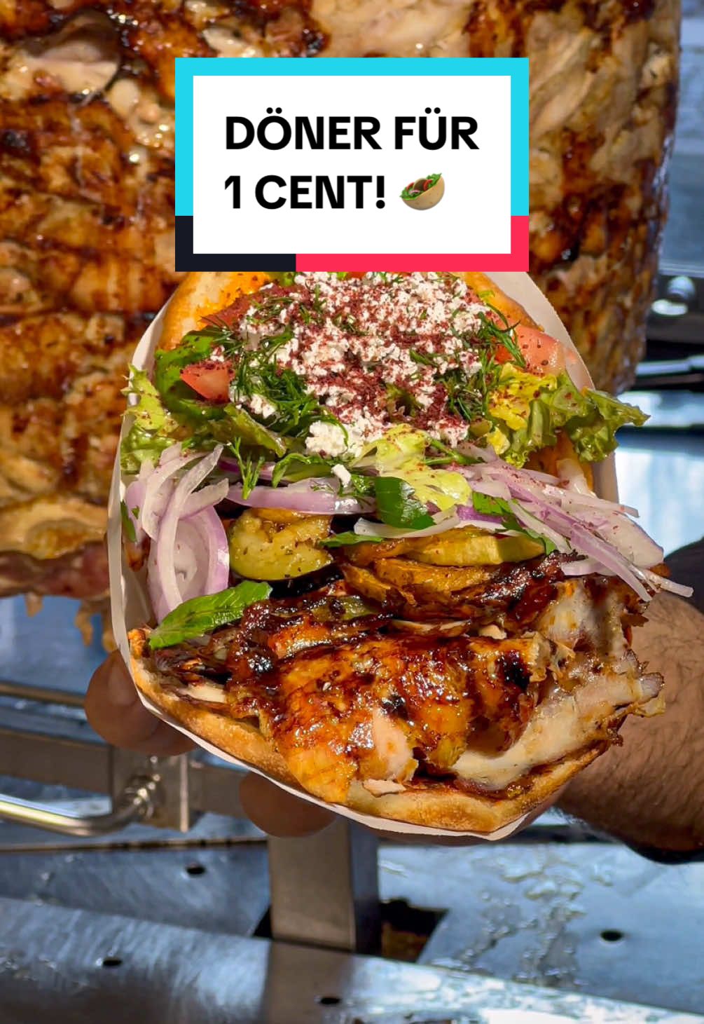 DÖNER FÜR 1 CENT! Am Samstag, den 07.12. ab 12:00 Uhr bei uns, Skalitzer Straße 100, 10997 Berlin! ❤️ Kommt alle vorbei! #berlin #döner #1cent #kreuzberg 