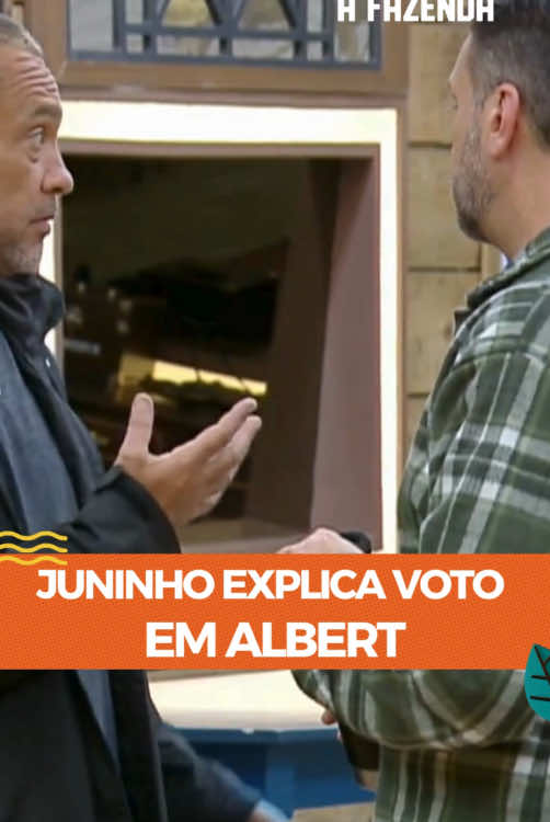 A votação rendeu, hein? 💥 Juninho explicou para Albert porque o empresário foi opção para ele e alguns aliados 🥶 👉 Assine o #PlayPlus e tenha acesso à transmissão 24 horas de #AFazenda com 6 sinais exclusivos: PlayPlus.com!