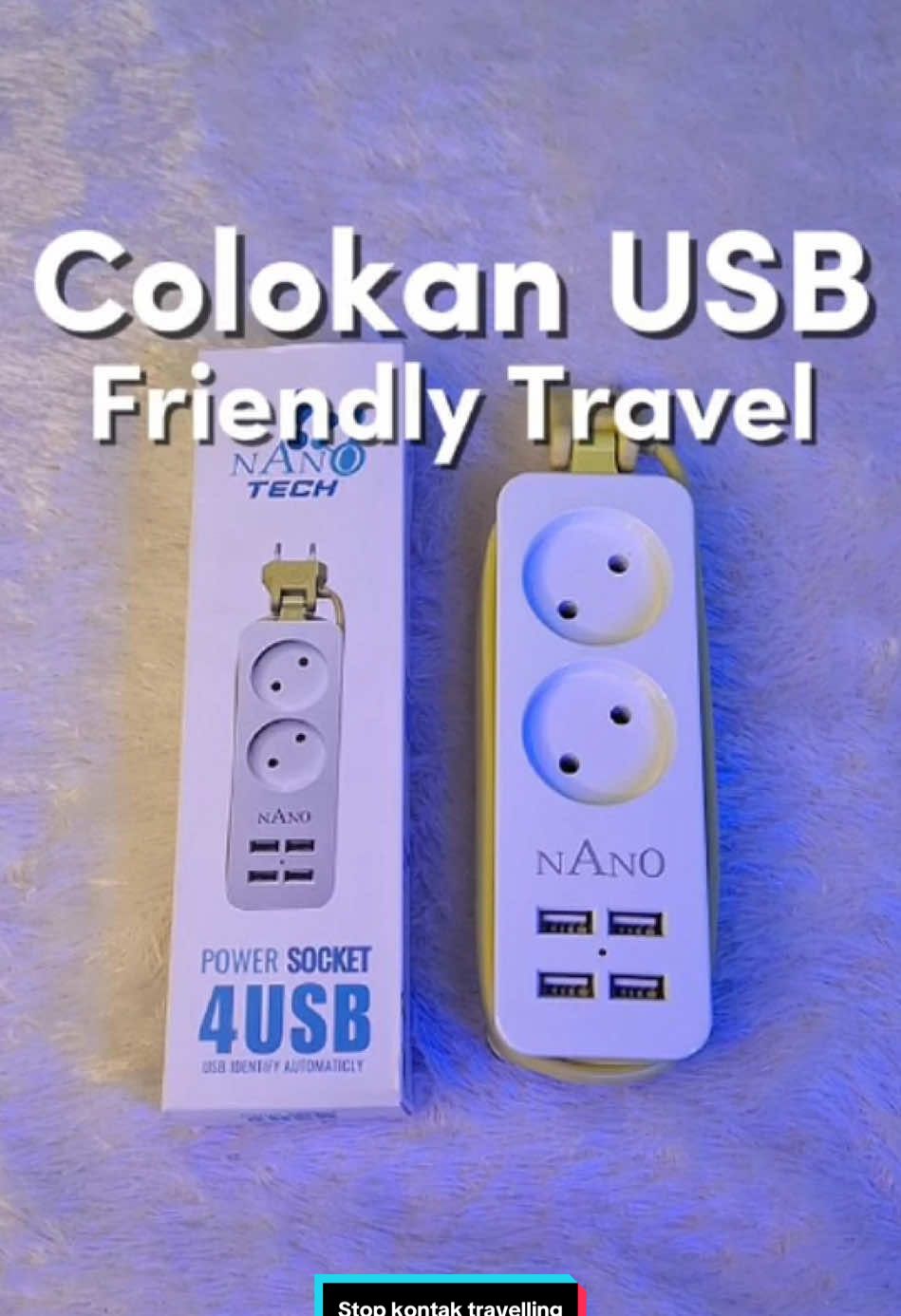 Lagi liburan tapi kok rebutan colokan?  Jangan sampai terjadi deh. Ini dia solusinya, Colokan + USB dari Nano Care, yang dapat melakukan 6 pengisian daya sekaligus, karena dibekali dengan 2 colokan, & 4 port USB yang dapat digunakan untuk charging ponselmu. Bentuknya simple & minimalis, sehingga sangat aman dan nyaman dibawa saat liburan. Yuk Checkout sekarang sebelum liburan #fyp #foryou #foryoupage #viral #beranda #berandatiktok #promoguncang1212 #megaguncang12 #paydaysale #wibgajian #stopkontak #travelling #antirebutan #nanocare #usb #charging #stopkontaktravel 