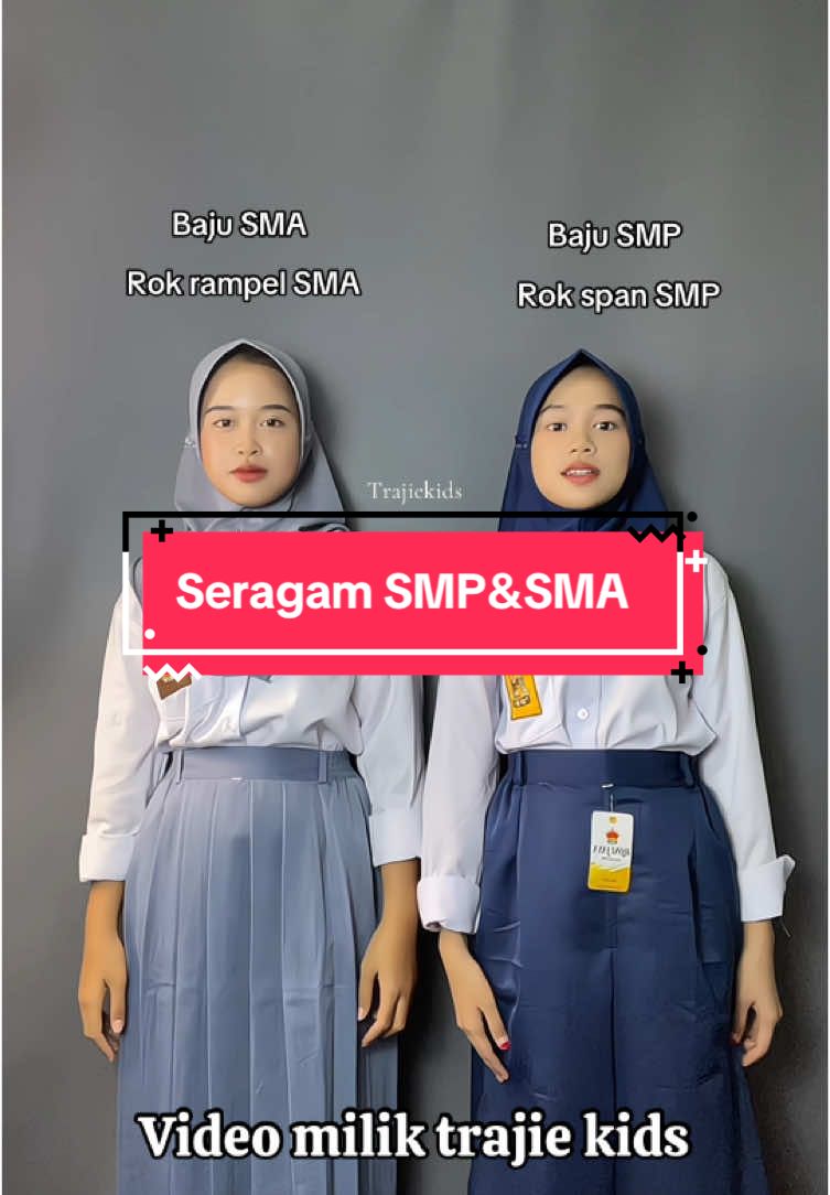 Seragam sekolahnya SMP,SMA nya nih moms klik keranjang kuning nya ya🥰❤️‍🔥🥰#promoguncang1212 #trajiekids #konten #foryou #justforfun #foryoupage #masukberanda #seragamsekolah #seragamsma #bajusma #roksma #rokrampelsma #seragamsmp#bajusmp#rokspansmp