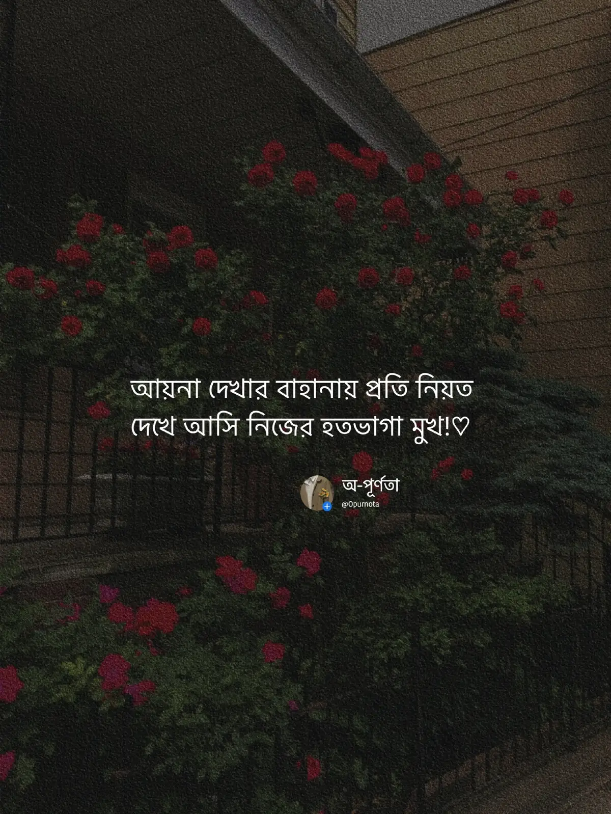 আয়না দেখার বাহানায় প্রতি নিয়ত দেখে আসি নিজের হতভাগা মুখ!♡#foryoupage #fipシviral #sadstory #foryou @TikTok Bangladesh 