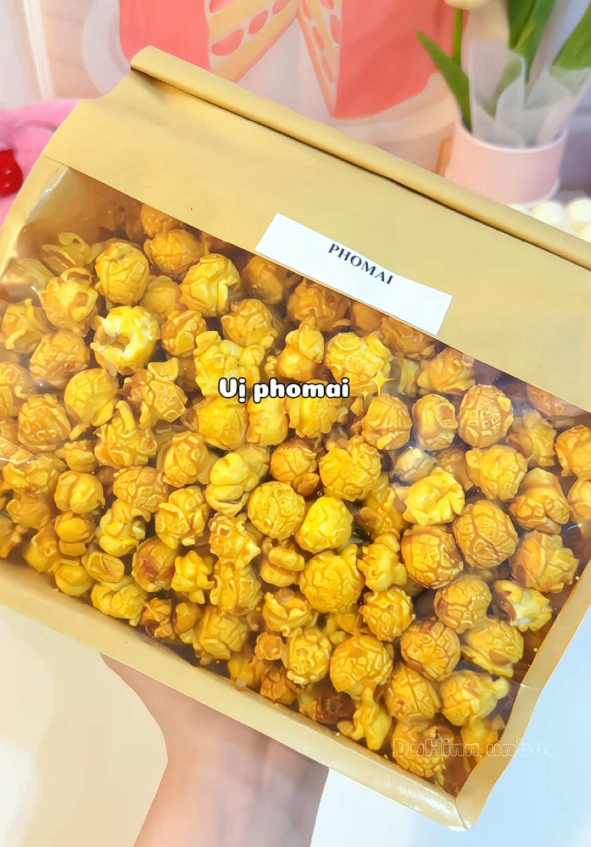 Vị ngon y như ngoài rạp lun á mn😋💗 #baprangbo #phomaimatcha #fyp 