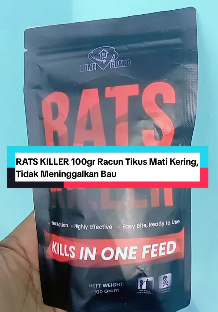 RATS KILLER 100gr Racun Tikus Mati Kering, Tidak Meninggalkan Bau Turun harga menjadi Rp40.000! #ratskiller #fyppppppppppppppppppppppp #algoritmatiktokfyp #algoritmatiktok