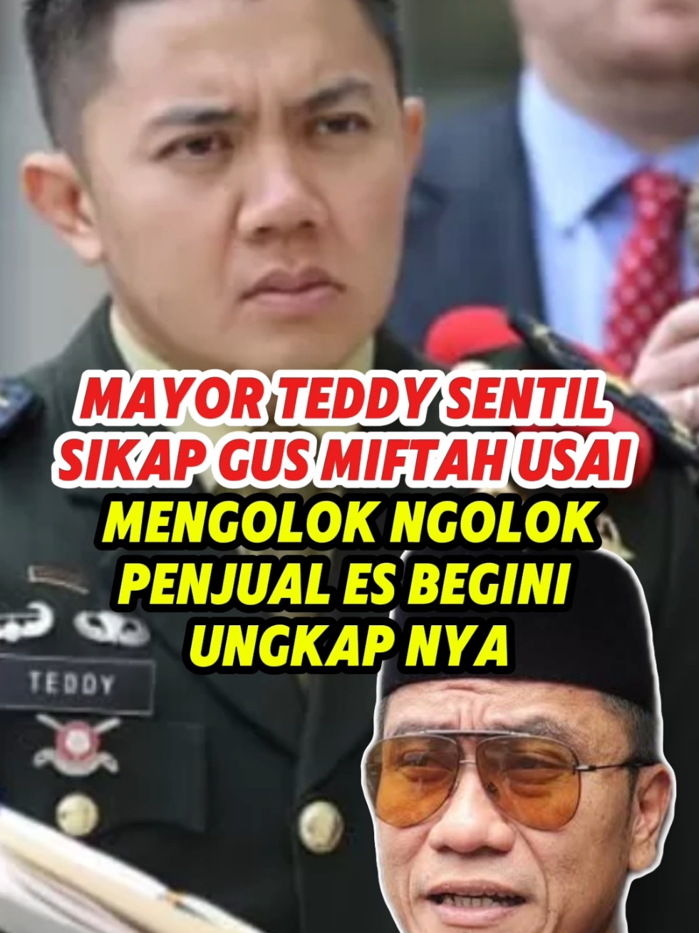 mayor Teddy sentil Gus Miftah #gusmiftah #mayorteddy #viral #prabowo #tukanges #gusmiftah #trendingvideo 