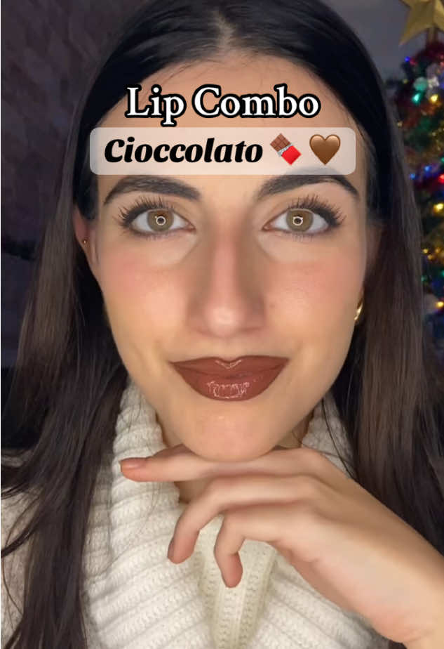 Sono innamorata di questa combo labbra🤎🍫 #glossylips #lipstick #chocolate #nyxcosmetics #kiko #matitalabbra #marrone #tintalabbra #makeuptutorial #makeup #lipcombo 