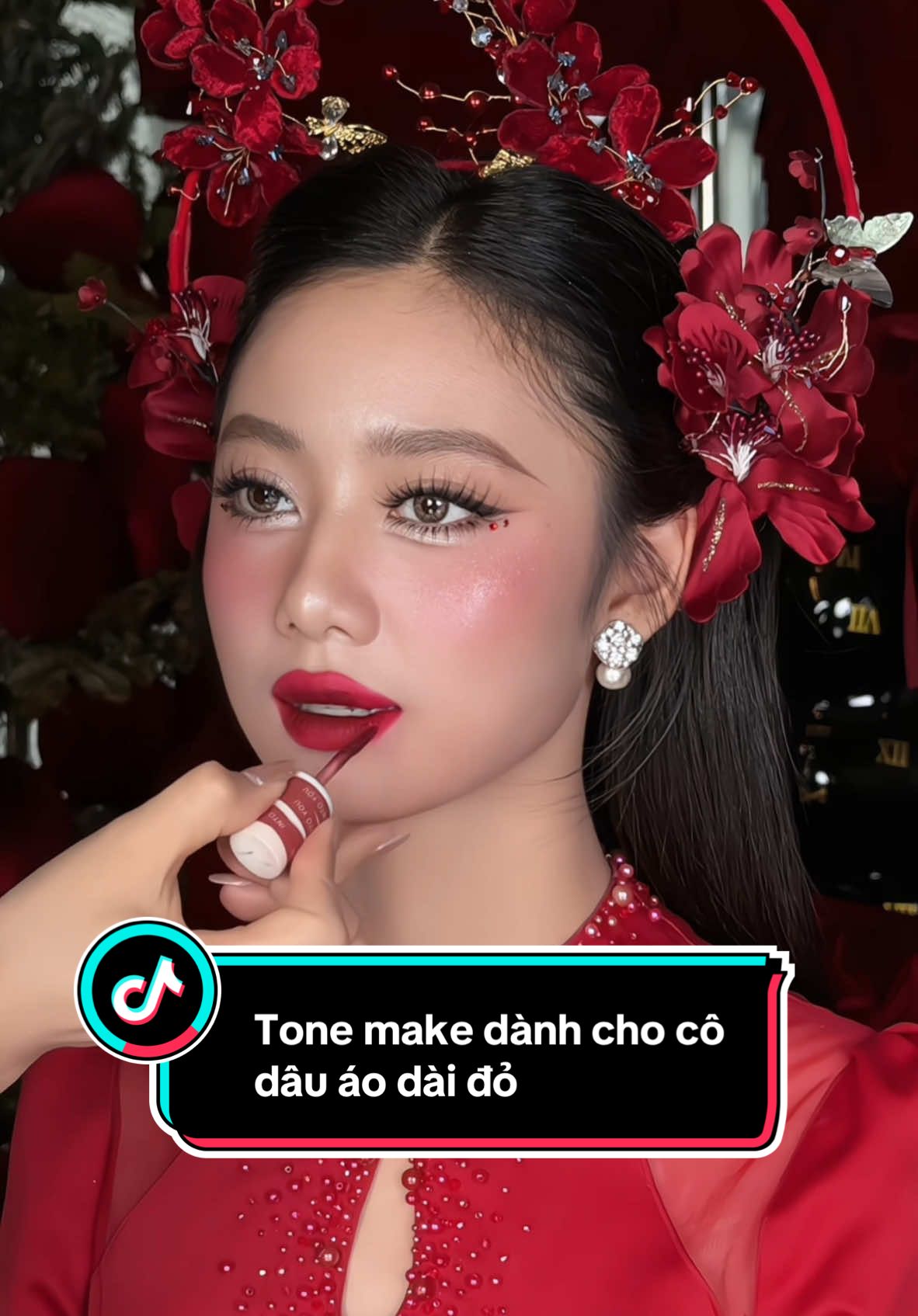 Tone make nổi bần bật cho cô dâu ăn hỏi #linhjace #hocmakeup #linhjacemakeupacademy #LearnOnTikTok #23dongcac #hanoi 