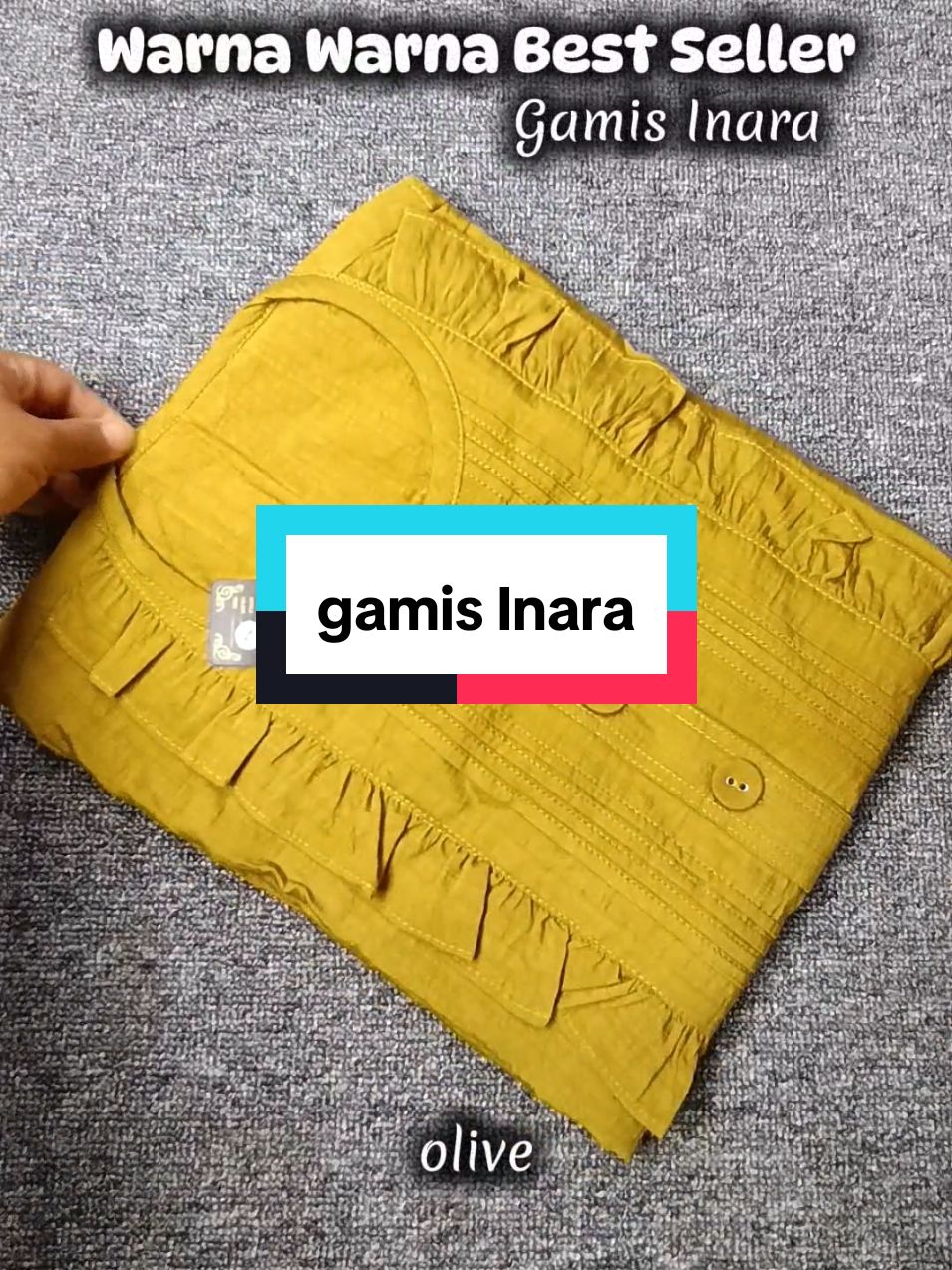 Gamis Inara bahan polo linen premium, cekout sekarang sebelum kehabisan🥳 #gamisterbaru #gamiscantik #gamismurah #megaguncang1212 