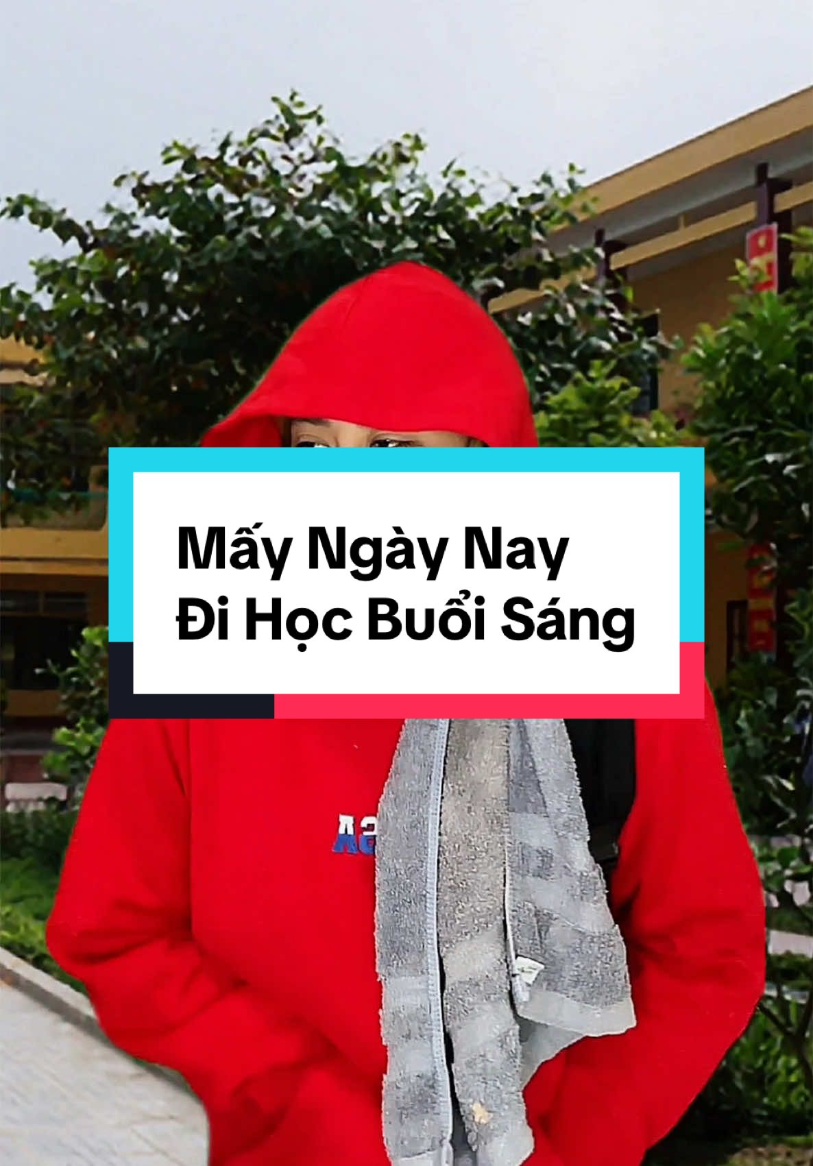 Mấy ngày nay đi học buổi sáng kiểu :)) - Lạnh quéo quèo queo #anhmoney #hocsinh #tiktokgiaitri #giaitri 