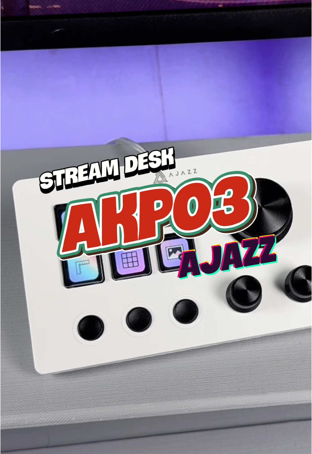 Stream desk Ajazz Akp03 #thinhcanhcach #streamdesk #ajazz #ajazzakp03 #akp03 #decor #deskdecor #desksetup 