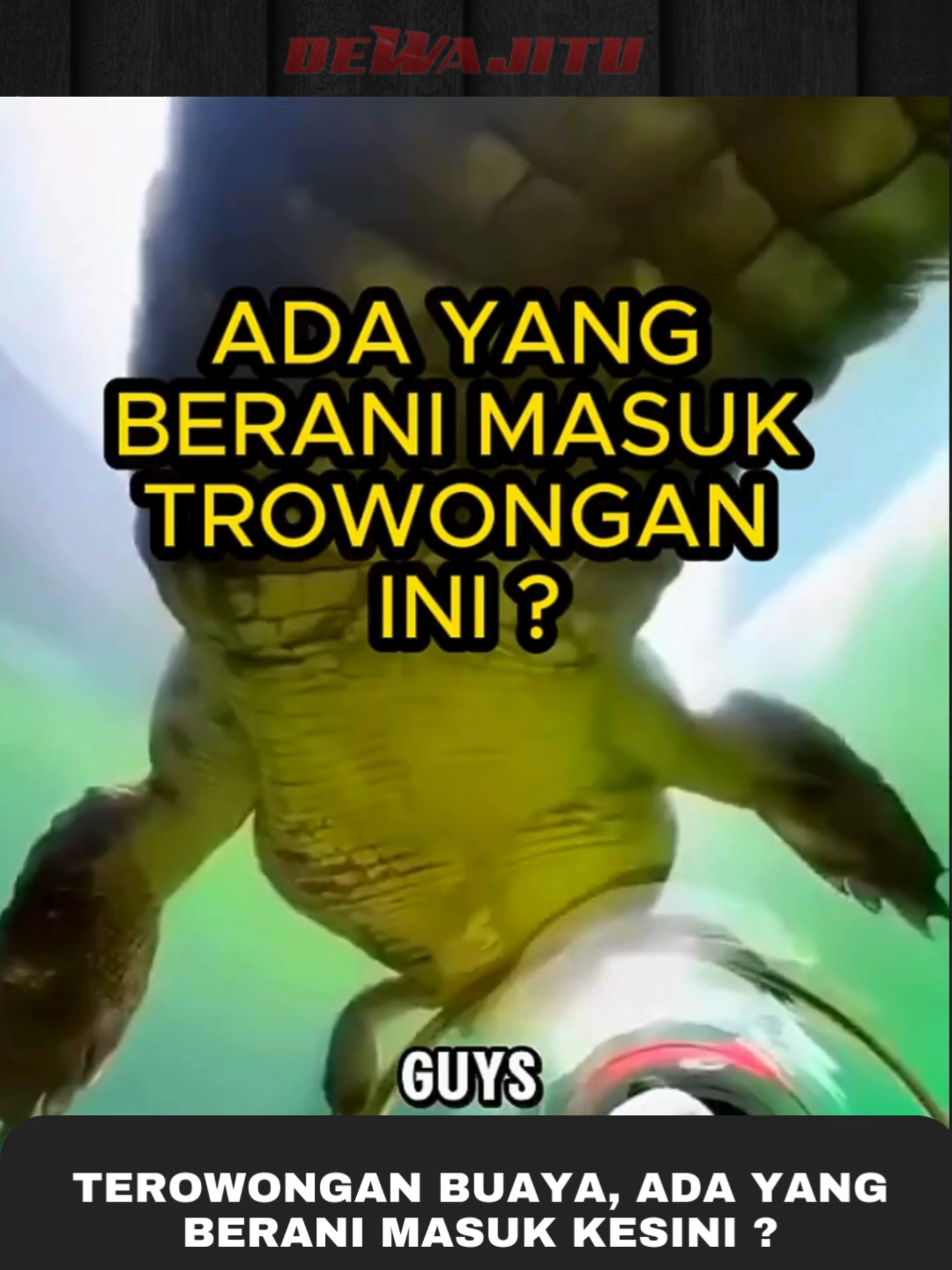 Buaya darat berani gak masuk ksini??? #buaya #buayadarat #buayadarat🐊 #buaya🐊 #terowongan #fakta #faktaunik #info #infounik #trending #fyp #viral #faktamenarik #hewanlangka #hewanpurba #hewanunik #hewananeh #trendingvideo