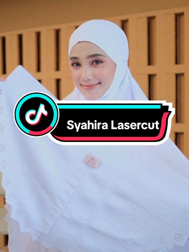 Nah Ini dia yang dicari🥰 hijab syahira dengan motif lasercut yang elegan dan cantik 💗 #hijab #HijabFashion #syari