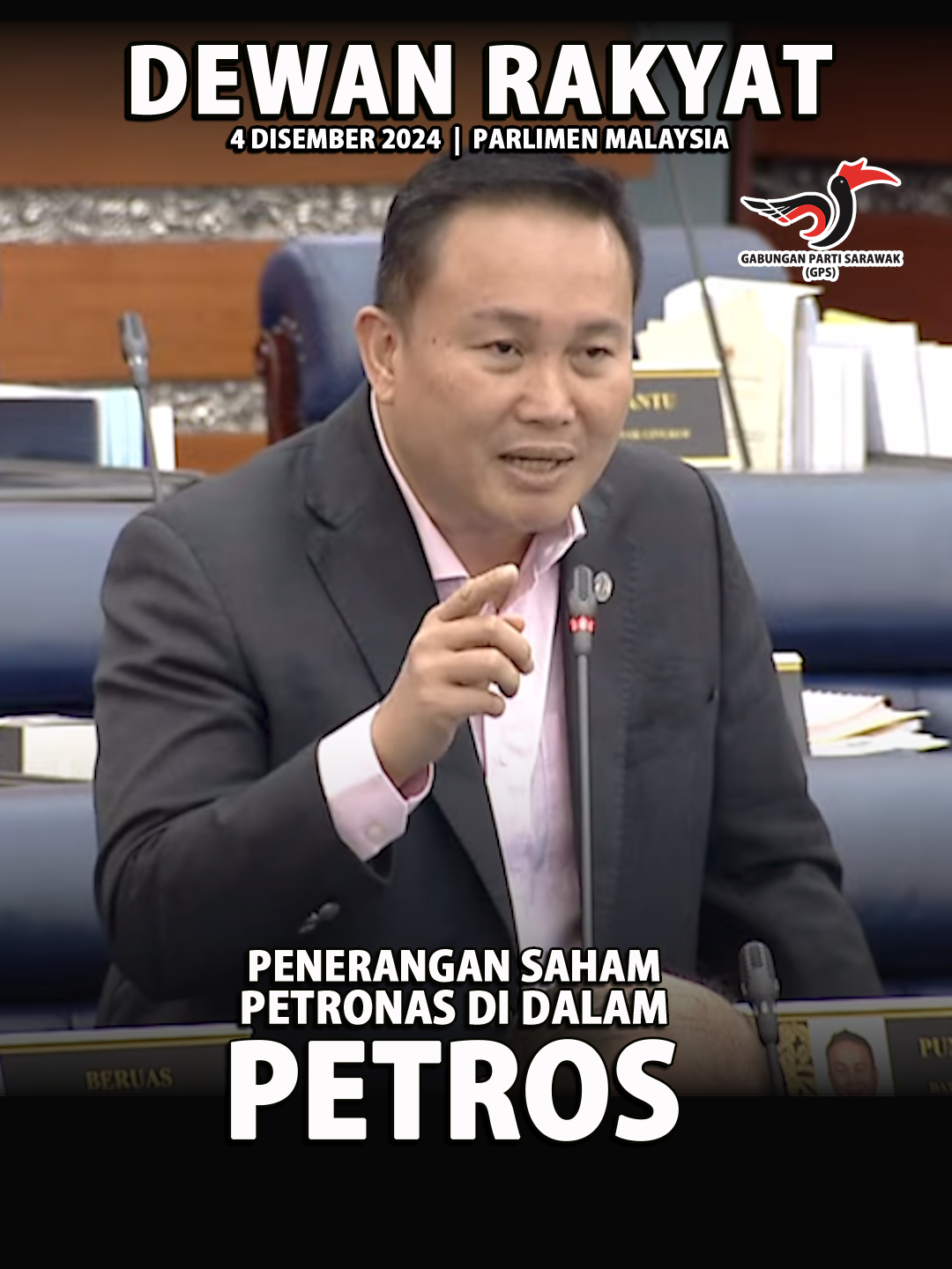 @williemongin | Penerangan saham Petronas di dalam PETROS #fypシ #TikTokSarawak #SarawakFirst #MajuMakmur #fyp #sarawaktiktok #fypSarawak #Sarawak #DewanRakyat #GPS #Petros #Petronas