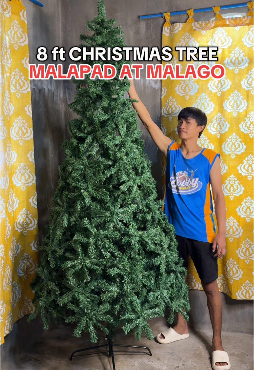 Christmas tree na malapad at malago ang branches #christmas #christmastree #chritsmasdecor 