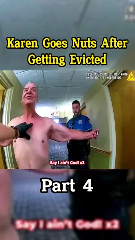 Karen Goes Nuts After Getting Evicted part 4 #DrInsanityCrime #bodycam #scariest #stories #crime #police #fyp #truecrime #viraltiktokvideo #foryouu