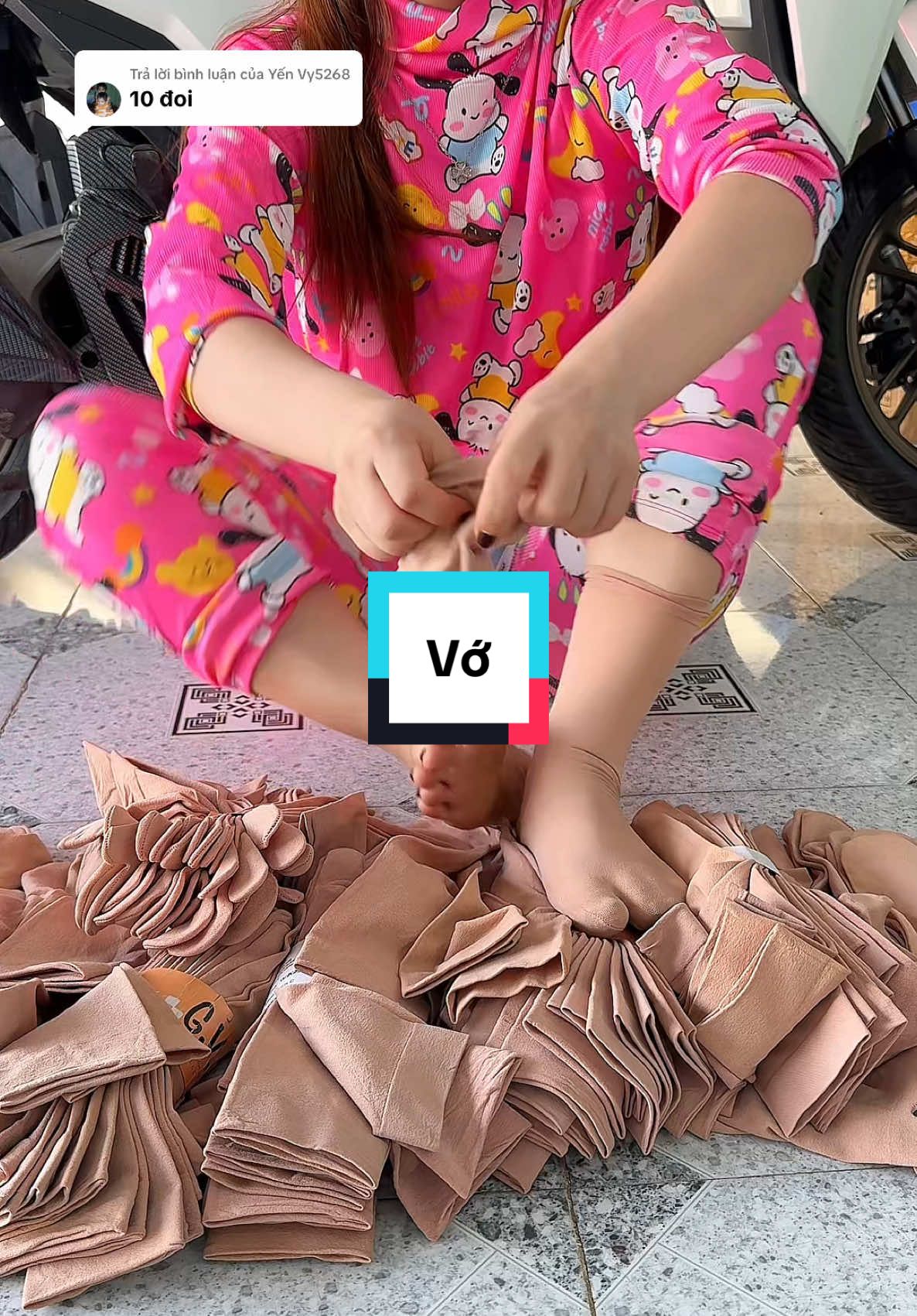 Trả lời @Yến Vy5268 vớ ủ kem #tất #voukem #vochongnang 