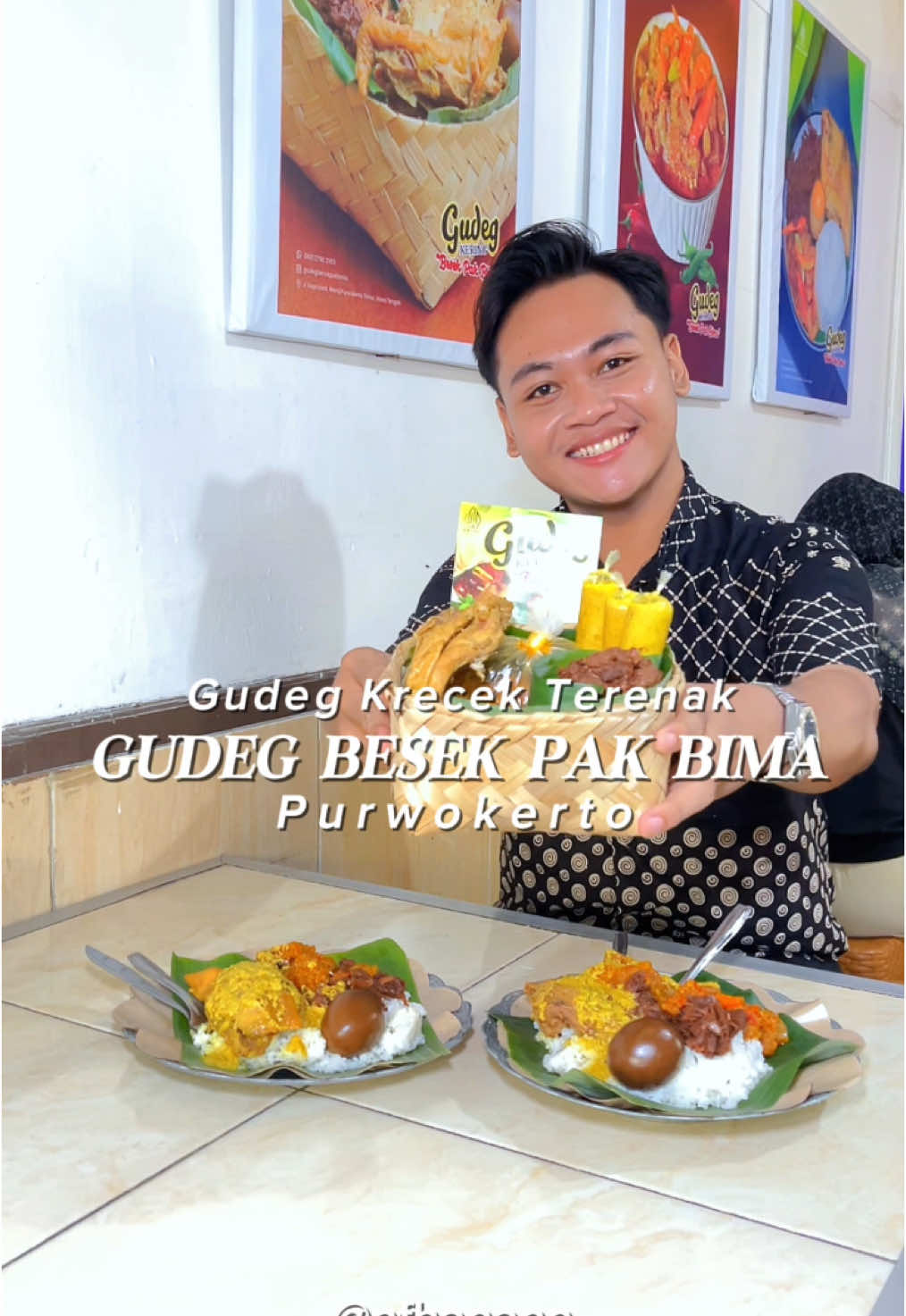 GUDEG KRECEK PALING ENAK DI PURWOKERTO! GUDEG BESEK PAK BIMA🤩 Mau bagi bagi 3 Voucer Gratis! CEK instagramku Finally balik lagi sarapan di @Gudegbesekpakbima yang udah terkenal banget, langganan dari dulu karena emang se enak itu Gudegnya nggak terlalu manis, kreceknya mantap best seller, telur bebek, ayam kampung, dan kuah arehnya gurih manis enak pol🤤 Gudeg Besek Pak Bima Purwokerto 📍Jl Supriyadi, Purwokerto Timur #gudeg #gudegkrecek #gudegbesekpakbima #gudegkeringpakbima #gudegterenakpurwokerto #gudegpurwokerto #kulinerpurwokerto #kulinerpurbalingga #foodvloggerpurwokerto #nfhanann