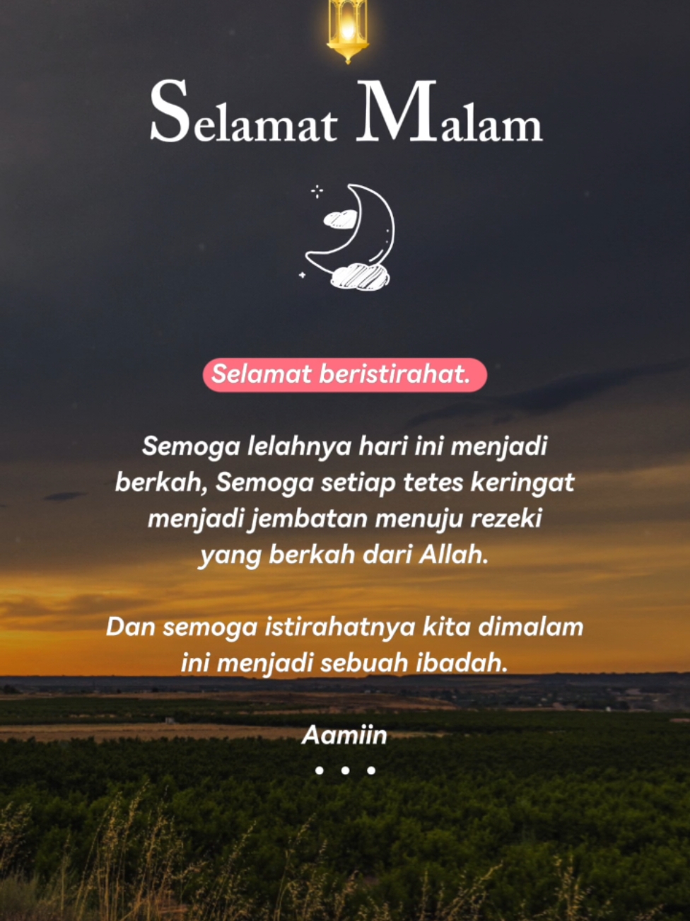 Selamat malam #storytime #quotesislami #storywa #selamatmalam #foryou #fyp 