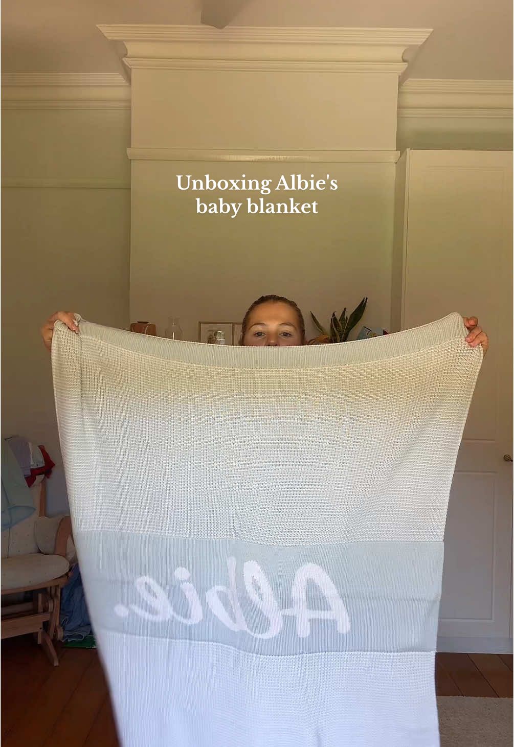 Unboxing Albie's baby blanket 🥹🤍 hoping the boys will treasure these forever 😍 #unboxing #babyitems #babythings #blanket #customblanket #toddlergifts #cute #sahm #sahmlife #youngmum #babyfever 