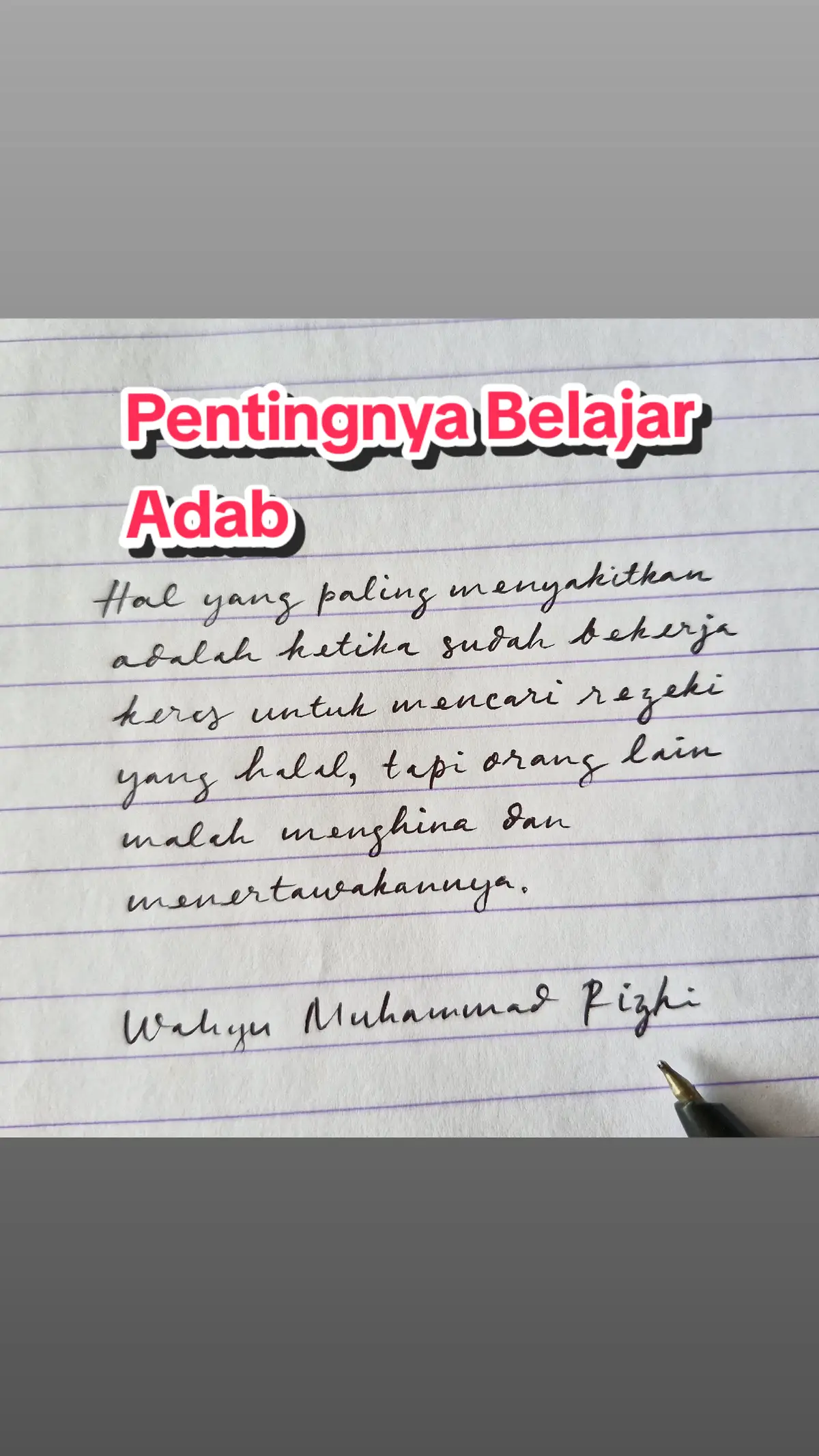 Jangan ya 🚫 #adab #adabdulubaruilmu #pentingnyaberadab #foryou #foryoupage #fyp 